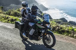 This engine is housed in a back-bone frame supporting a 17-litre fuel tank